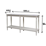 ANTIQUE PEARL LARGE CONSOLE TABLE Meadow Lane 1