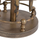 A/Q BRASS GALLERY BALL TOP COMPANION SET Meadow Lane 2