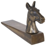 A/Q BRASS HORSE DOOR STOP Meadow Lane