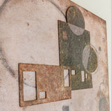 KETTLEWELL RUSTED IRON ABSTRACT WALL ART