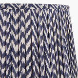 Vienna Zig Zag Gathered Blue Empire Shade