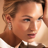 MINI DIONE EARRINGS GOLD CRYSTAL