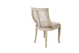 Flamant Giselle Oak and Natural Linen Dining chair