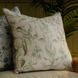Hettie Printed Piped Cushion Vine Feather Filled ML