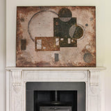 KETTLEWELL RUSTED IRON ABSTRACT WALL ART