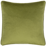 Kielder Forest Sherwood Printed Velvet Cushion Cream Feather Filled MLH