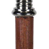 Leather and Nickel Table Lamp ML