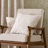 Marigold Piped Jacquard Cushion Stone Feather Filled MLH