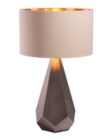 RV Agato Table Lamp Gunmetal Finish MLH