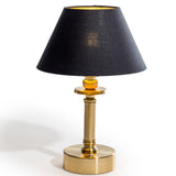 Rechargeable Table Lamp with Black Shade Meadow Lane