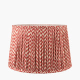 Vienna Zig Zag Gathered Red Empire Shade