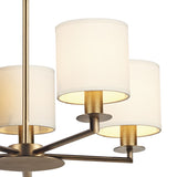 TYLER 5LT HEIGHT ADJUSTABLE DUAL MOUNT PENDANT BRONZE (Fitting Only)