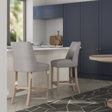 Wexford Sand Linen Counter Stool ML