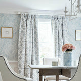 Chardonnet Damask Wallpaper Aqua