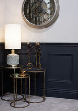 Mindy Brownes Mirror Top Nest of Tables Set of 3