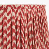 Vienna Zig Zag Gathered Red Empire Shade