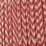 Vienna Zig Zag Gathered Red Empire Shade