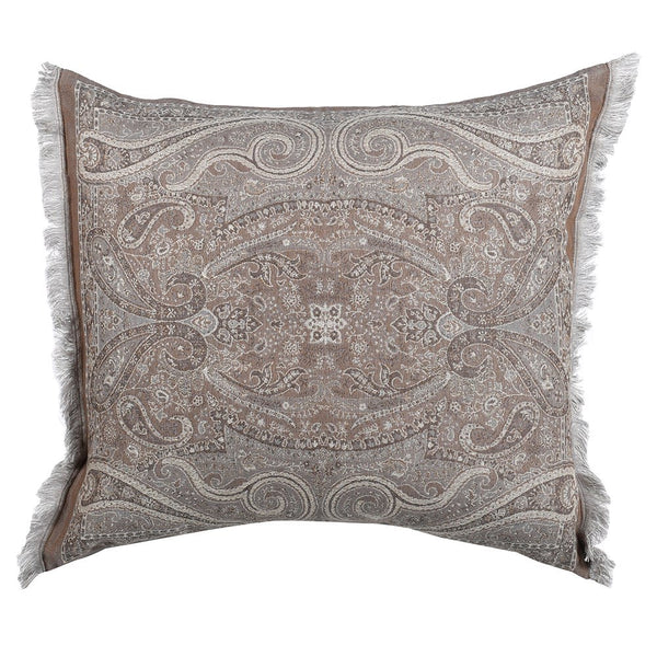 Luxury Natural Wool Edged Cushion Cover¬† - Meadow Lane Ardee