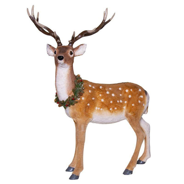 Standing Deer with Antlers  – Christmas Display