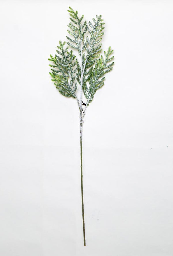 Glittered Pine Needle Spray– Festive Decoration
