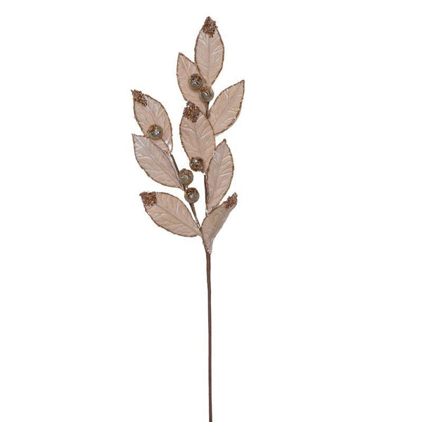 Champagne & Rose Gold Flower – Christmas Decoration