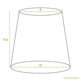 Pink Pleated Clip Lamp Shade