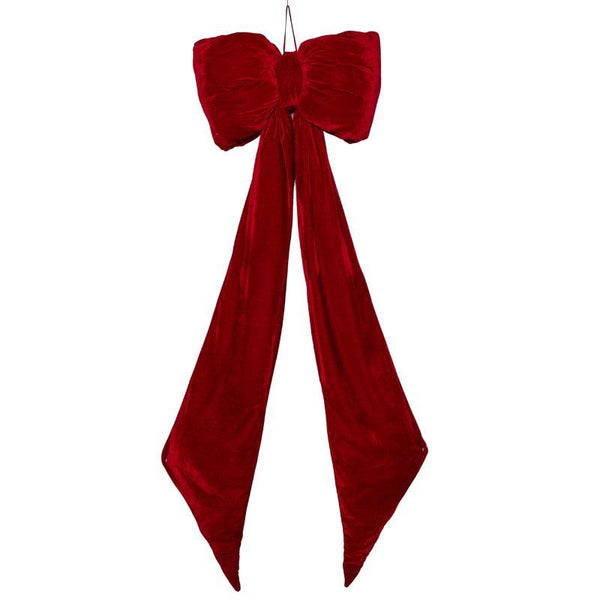Extra Large Burgundy Bow – Christmas Display