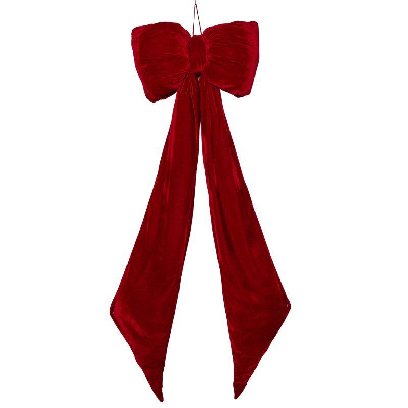 Extra Large Burgundy Bow – Christmas Display