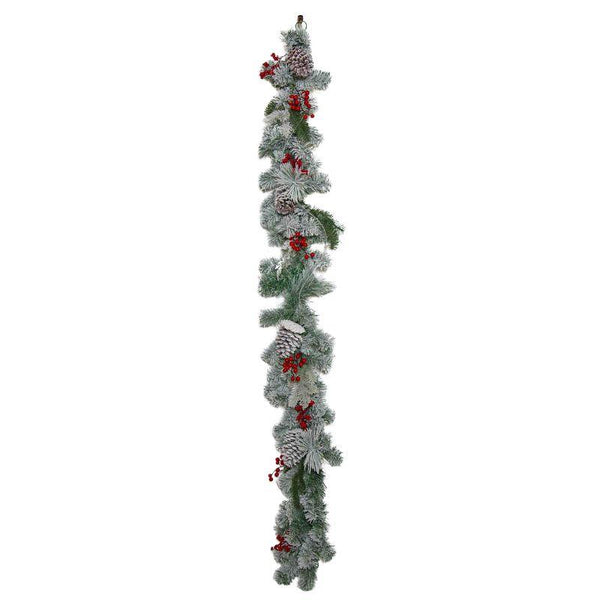 Berry & Pinecone Garland  – Holiday Decoration - 180СМ