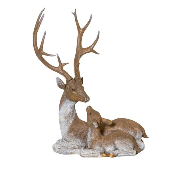 Mammy Deer with Baby Figurine – Holiday Decoration