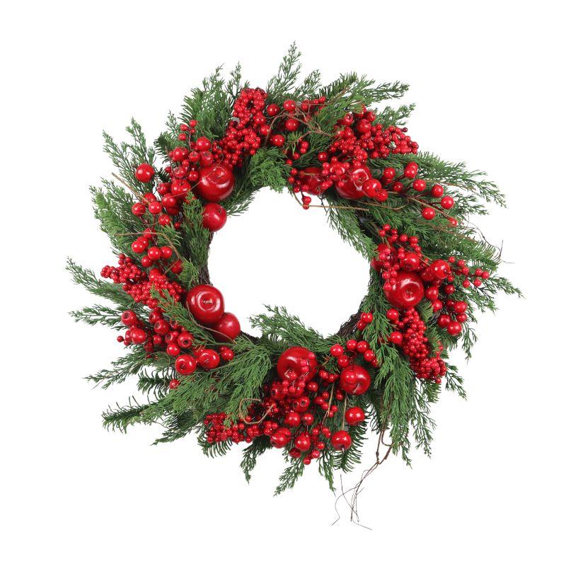Red Berry Wreath – Christmas Accent