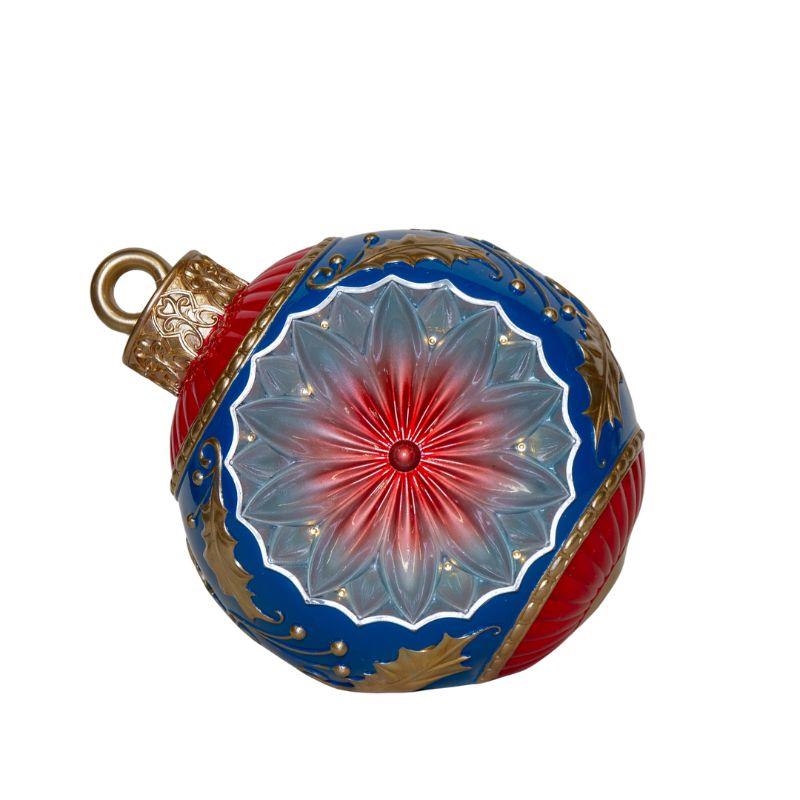Blue LED Bauble – Light-Up Decoration