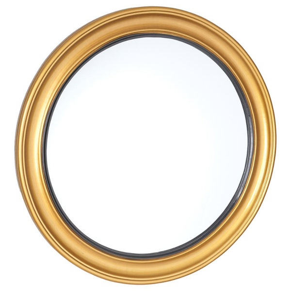 A/Q GOLD CIRCULAR MIRROR WITH BLACK TRIM Meadow Lane