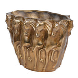 Brass Horse Vase Meadow Lane