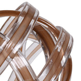 Brown Glass Knot Ornament MLH