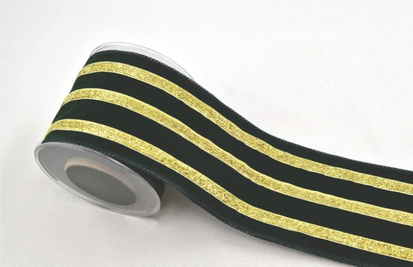 Lined Velvet Ribbon – Holiday Decoration