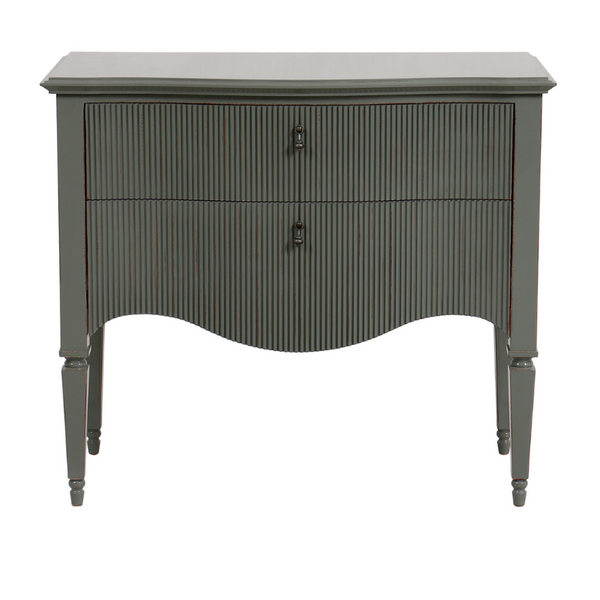 Mindy Browne CamIlle Two Door Chest -Grey Green