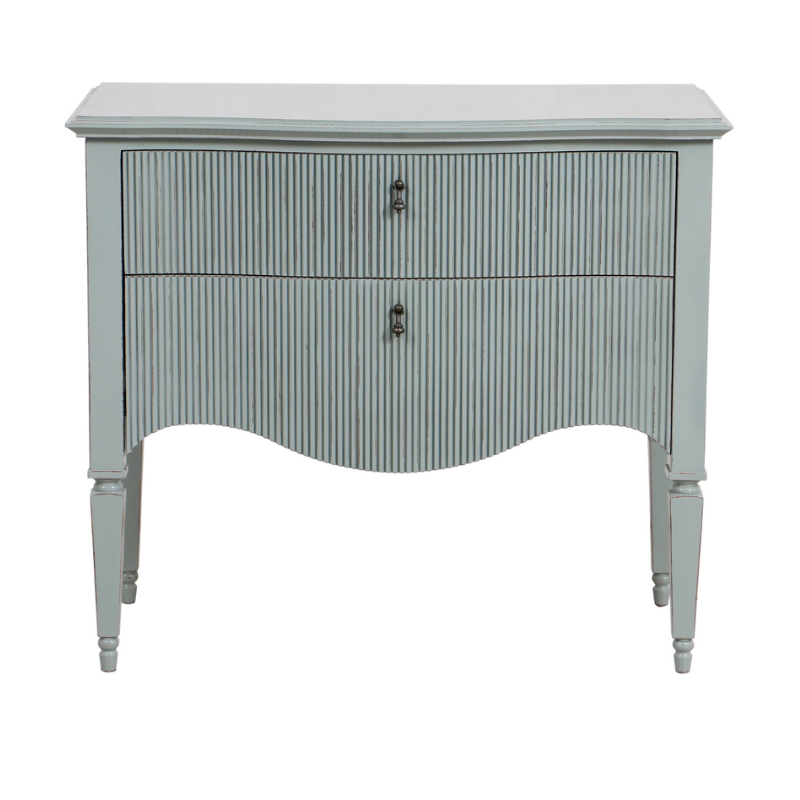Mindy Browne CamIlle Two Door Chest -Sage Green
