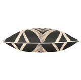 Cape Ikat Cushion Black Feather Filled MLH