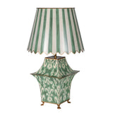 Catania Green Metal Ikat Table Lamp ML
