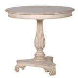 Château Round Pedestal Accent Table_meadow Lane