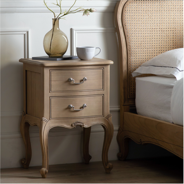 Chic Weathered Bedside Table