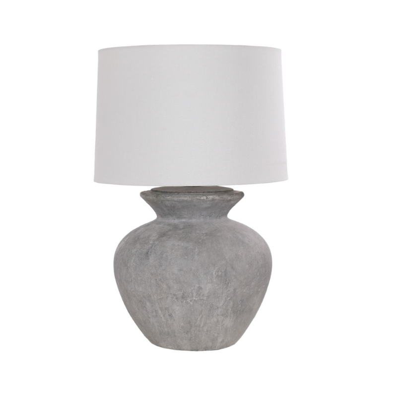 DARCY SMALL STONE TABLE LAMP 41X41X62CM