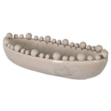 Decorative Cream Oval Bobble Bowl Meadow Lane