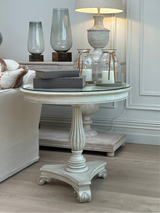Château Round Pedestal Accent Table