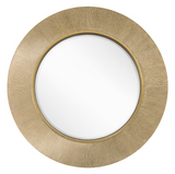 Edvin Gold Finish Wall Mirror