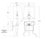 Ellery Gros-Grain Bow Small Sconce_ Meadow Lane 