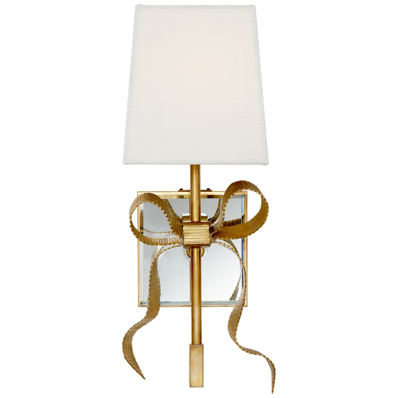 Ellery Gros-Grain Bow Small Sconce_meadowlanehome 