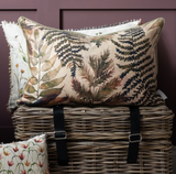 Elowen Printed Piped Cushion Mulberry Feather Filled ML