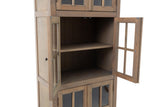 Flamant Clifton Display Cabinet in Weathered Oak MLH